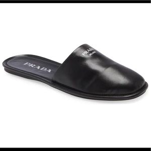 PRADA Leather Mules